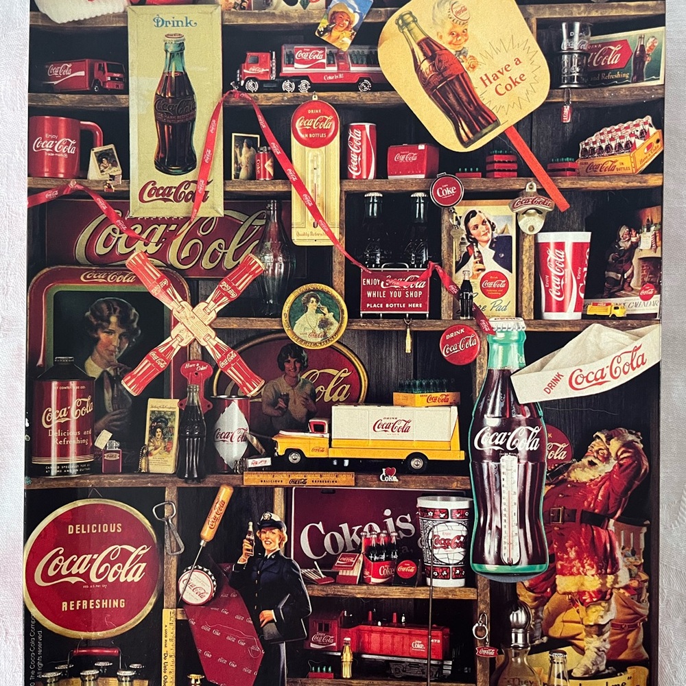 Vintage 1986  Springbok- Coke Is It!  500 Pc Hallmark Jigsaw Puzzle Coca-Cola